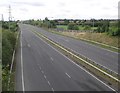The A6 towards Bedford
