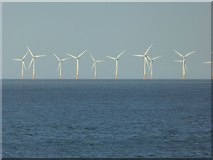 TR5373 : Wind turbines, Thanet Wind Farm by Philip Halling