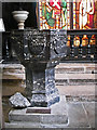 NZ2742 : Font, St Mary-le-Bow Church by Rose and Trev Clough