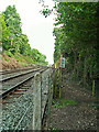 Footpath level crossing southeast of Cumwhinton