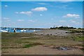 Distant view of Bradwell Nuclear Power Station