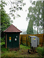 Electrical substation by Springhill Lane south-west of Wolverhampton