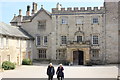 SD4987 : Entrance courtyard Sizergh Castle by Peter Turner