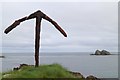 C4258 : Old Anchor at Portmore Harbour, Malin Head by Andrew Woodvine