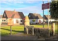 Group of post boxes and signage at Ladysmill Court