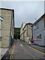 Looking up Market Street towards the High Street