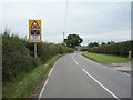 Approaching the level crossing on the B5027