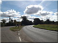 TM0669 : B1113 Walsham Road & Lay-by by Geographer