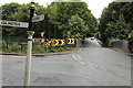 Prestbury Lane/New Road/Butley Lanes junction