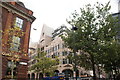 View of the London Underwriting Centre building from Byward Street