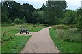 Riverside path in Sconce and Devon Park