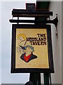 The Woodland Tavern (3) - sign, 3 Regent Street, Royal Leamington Spa