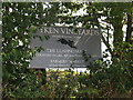 TL9670 : Wyken Vineyards sign by Geographer