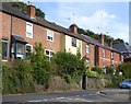 Brick-built houses in Brighton Road, Godalming