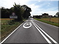 TL9568 : Entering Stowlangtoft on the A1088 Stow Lane by Geographer