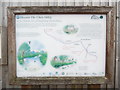 SP9601 : Noticeboard outside Chesham Station by David Hillas