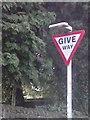 UK Give Way Sign