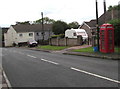 Red phonebox, Station Road, Milkwall, Coleford