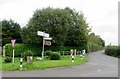 Road junction outside Sawley