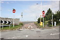 SH6875 : Barrier and Junction on Penmaenmawr Road by Jeff Buck