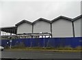 Rebuilt warehouses on County Way, Trowbridge