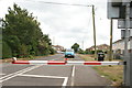 View along Jefferstone Lane from the Romney, Hythe & Dymchurch Railway