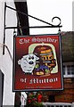 The Shoulder of Mutton (3) - sign, Church Street, Little Horwood, Bucks