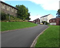 Bosworth Drive ascends towards Barrack Hill, Newport