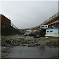 Docklands light railway from Deptford Creek