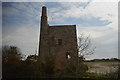 SW7244 : Old engine house and chimney by N Chadwick
