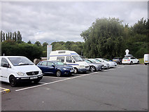SP5968 : Car Park at Watford Gap Service Area by David Dixon