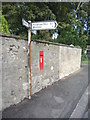 Edward VII postbox on the B6350, Carham