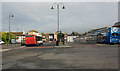 Part of Silver Street which runs along one side of the bus station