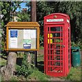 Defibrillator in phone box, Pebmarsh