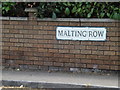 Malting Row sign