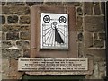 Plaque and sundial, Dial Cottage, West Moor