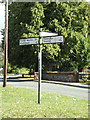 Roadsign on Bardwell Road