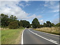 TL9076 : Entering Fakenham Magna on the A1088 Thetford Road by Geographer