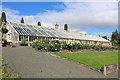 The greenhouse at Drummond Castle gardens