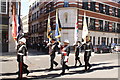 View of a Great Fire of London Parade rounding the corner from Cock Lane into Giltspur Street #29