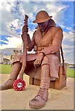 NZ4249 : Tommy, First World War Memorial, Seaham by Chris Morgan