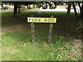 Park Ride sign