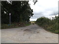 TL9470 : Crown Lane Byway to the A143 Bury Road by Geographer