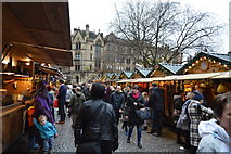 SJ8398 : Christmas Market, Albert Square by N Chadwick