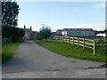 The driveway to Field Farm