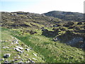 Rocky moorland at Boirseam