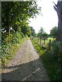 The Chiltern Way southwards from the entrance to the churchyard, St Paul