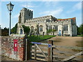 The Chiltern Way at the entrance to the churchyard, St Paul