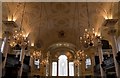 TQ3080 : Chandelier lighting, Church of St Martin-in-the-Fields by Jim Osley
