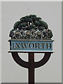TL9370 : Ixworth Village sign by Geographer